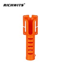 그립 버클 낚시 보관 낚시대 조절식 휴대 다목적 벨트 허리 하네스, 08 orange no belt