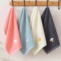 KC인증 25cm X 50cm 빅사이즈 유아 아동 웨더 어린이집 유치원 고리수건 주방 타올 타월, 스노우