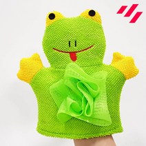 샤워타올 동물 유아 목욕장갑 샤워장갑 애니멀 샤워스펀지 목욕스펀지 물놀이, 06.목욕장갑 개구리