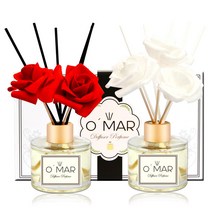 오마르 퍼퓸디퓨저 120ml 1+1 디퓨저세트, 베이