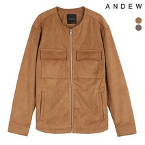 남성 스웨이드 셔켓(O191JP220P)