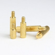 M2 황동 널링 스탠드 오프 기둥 마운트 스레드 PCB 마더 보드 PC 컴퓨터 원형 스페이서 중공 볼트 나사, M2 (나사산 4mm), 14mm(50개)