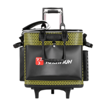 바다낚시가방 민물낚시가방 버킷 수납캐리어 백팩, 옐로우 벌집 백팩 48cm