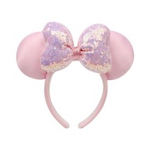 도쿄 디즈니 2020 머리띠 유원지 미니 하트 도트 스팽글 리본, C