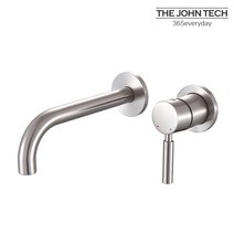 (주)갤러리하우스[더죤테크] 하프 5506 니켈 벽매립 욕조수전