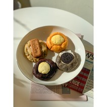 황크림치즈 레드벨벳 오레오초코칩 로투스초코칩 쿠키 답례품 수제쿠키 디저트 선물 간식 베이키키, 1개, 100g
