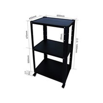 빔프로젝터 트레이 받침대 가정용 거치대 고정 빔, 빔프로젝터 트레이(블랙)-3층