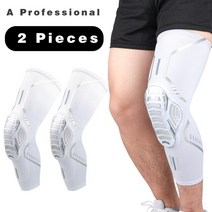남녀공용 헬스용품 WorthWhile 2 PCS Basketball Kneepads Compression Sleeve Knee Brace Support Protector for M, [02] 2 Pieces Wihte A, [06] XXL