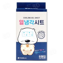 곰탱이 열냉각시트 6매입, 1개, 6P