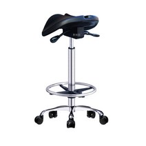 새들 체어 승마형 의자 뷰티 미용 네일 이동식 체어 빵의자, 알루미늄 합금 다리 54~74CM 높이패달없음
