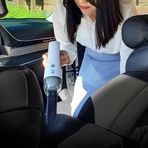 차량 무선청소기 캠핑용핸디형청소기 책상 미니청소기 가정용 사무실용 초소형무선청소기, 화이트