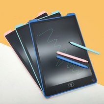스마트 LCD 전자 필기 드로잉 메모 패드 12인치, 블루