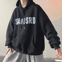 가을 코튼 클라인 블루 스웨트 셔츠 맨즈 후드 루스 프리스 겨울 트렌드 커플 톱 학생 봄과