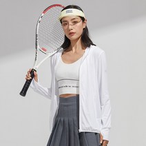 FANKE 여름낚시복 UPF50+ 바람막이 자외선 차단복 냉감 잠옷 여자 여름 자외선 남녀 공용, 여성-저녁노을분말, L