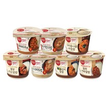 (상온)[햇반/컵반]빨간맛7종세트/중화마파두부 육개장 낙지콩나물 불닭마요 순두부찌개 스팸김치 철판제육