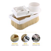 CNC 더스트 커버 콜렉터 브러시 70/75/80/85/90/100mm 직경 진공 청소기 CNC 스핀들 모터 밀링 머신 용 간, 04 85mm diameter