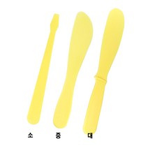 스파출라 (대 중 소)/피부미용사 자격 실기시험/피부, 1개, 대