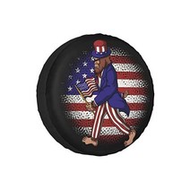 여행용 트레일러를 위한 공룡 빅풋 Rv 스페어 타이어 커버 휠 타이어 커버 프로텍터 캠퍼 트레일러 트럭 SUV Rv 유니버설 14