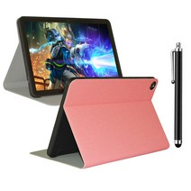 태클라스트 T40 PRO 전용 플립 거치대 케이스 + 터치펜, PINK