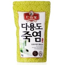 (주)인산가 정품 1회 다용도죽염 분말 1kg 2개 이상 구입 고객 홍삼초코크런치 1봉(49g) 사은품 제공행사, 1000g, 3개