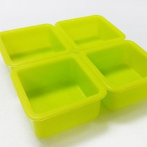 [캔들이케아] 인기비누몰드, 02_민무늬 정사각4구몰드