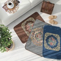 단잠 단잠 페르시안 자수 발매트 (4283187), 그레이