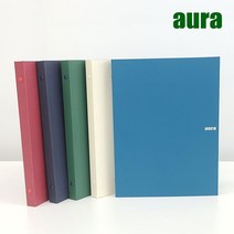 아우라 홀더 클리어화일 B5 20매 고급 리필 투명파일, 네이비, 1개