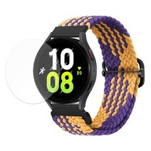 스페이스쉴드 갤럭시워치5 40mm 44mm 호환 버클형 브레이드 솔로루프 스트랩 26color 필름 1매 증정, NBA
