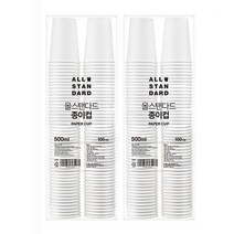 ALL STANDARD 고평량 종이컵 500ml 100개입 테이크아웃컵 2, ALL STANDARD 고평량 종이컵 5