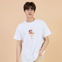 E-An스토리 키밍 여름 수영 메이커반팔티 검정반팔티 20대반팔