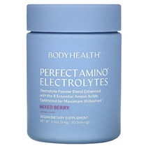 이지몰 BodyHealth Perfect Amino Electrolytes Mixed Berry 5.5 oz (156 g) No.74700, 혼합 베리