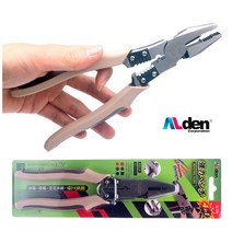 전공 압착 스트리퍼 펜치 225mm 다목적 4in1 겸용 9인치 뺀치 뺀지 펜치 펜찌 펜지 전기 작업 피복 제거 탈피 와이어 커터 절단 절삭 터미널 단자 다용도 압착펜치 압착뺀치