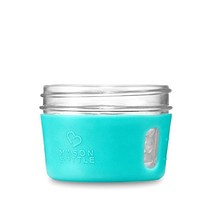 Mason Bottle 실리콘 소매: 모든 118.4g(4온스) 일반 입구 메이슨 병에 적합 추가 그립 및 보호 무독성 식기 세척기 사용 가능 미국 제조 (용설란 색상)