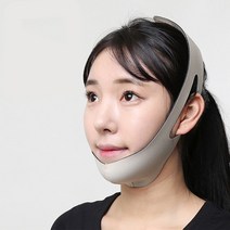 국산 페이스 리프팅 밴드 턱살 당기미 도구 얼굴 붓기 빼는 법 마사지 기구, 베이지