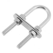 2x 보트 U-마린 316 스테인레스 스틸 보우 후미 7x90mm, 7*90mm, 실버, 설명