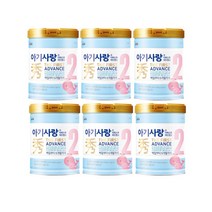남양유업 아기사랑 수 어드밴스 2단계 750g 6개 캔