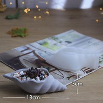 밀랍왁스 천연밀랍왁스 야화 귀여운 코끼리 올빼미 조가비 적 모델링 콘크리트 시멘트 꽃 냄비 실리콘 금형, 04 as show only mold
