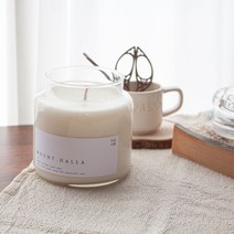 안녕오월 대용량 클래식 자캔들 천연 소이캔들 600ml, 09. 슈가레몬