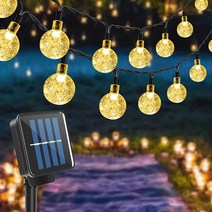 YINGJING 태양열등꼬치 IP65 방수 8종 모드, 12m100LED, 채색광선