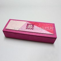 한지 필통 DIY 한지공예 만들기세트 두리한지공방, 03.연화필통(2)_분홍