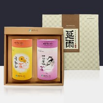연우제다 하동 연우차 선물세트 2종(국화차30g+매화꽃차10g) 국내산 꽃차