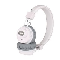 뷰티 NIA x5sp 헤드셋 무선 스테레오 블루투스 5.0 스피커 fone de ouvido Bluetooth with Mic, WHITE