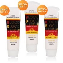 네슈라 오뜨리 블럭앤블럭 화이트닝 선크림 SPF50 PA+++, 3개