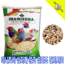 라이브잇 마니토바 핀치류 사료, 1kg, 8개, 1kg