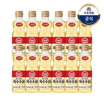 [사조대림] 해표 옥수수유 900ml x12개