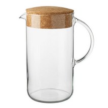 이케아 365+ 물병+ 뚜껑 유리 코르크 302.797.22, 혼합 색상, 1500ml