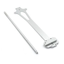 2 층 보드 원격 제어 1:12 WLtoys 124016 124017 124018 용 중앙 드라이브 샤프트 수정 액세서리 교체, 은