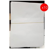 [더착한푸드]종이봉투(2호 21cm 대 100매) 10개 종이봉투 일회용봉투 붕어빵봉투