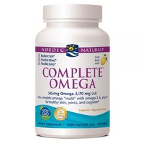 Nordic Naturals Complete™ 오메가 레몬 1000 mg 60 소프트젤