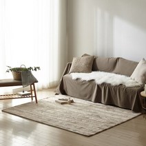 [천삼백케이] [가온길] 투톤 스트라이프 사각러그 100x150cm 3컬러 카페트